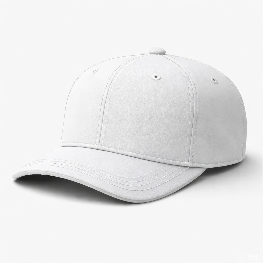 484c142c b536 4397 af6a c93f7f228b30 Auf dem Bild sieht man eine weiße Cappy aus der Vorderansicht