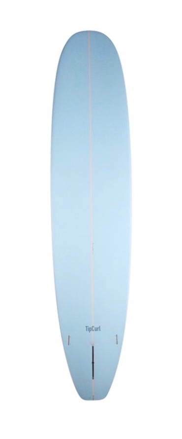 version 2 Longboard, Hinteransicht in hellblau